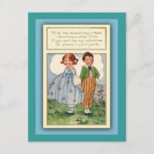 Cartes de Saint-Valentin rétros adorables