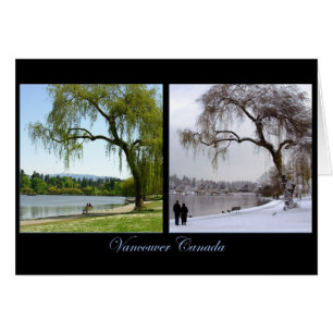 Cartes de saison de Vancouver Imprimer Souvenir du