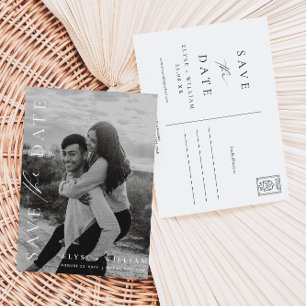 Cartes de sauvegarde de date Ellesmere Minimaliste