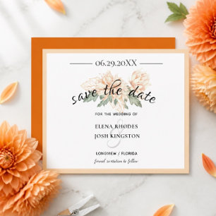 Cartes de sauvegarde de mariage à la marmelade de