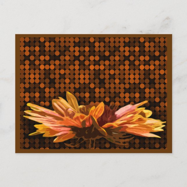 Cartes de sauvegarde de mariage automnal rustique  (Devant)