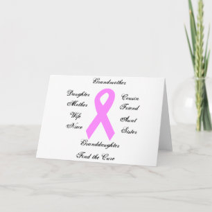 Cartes de sensibilisation au cancer du sein