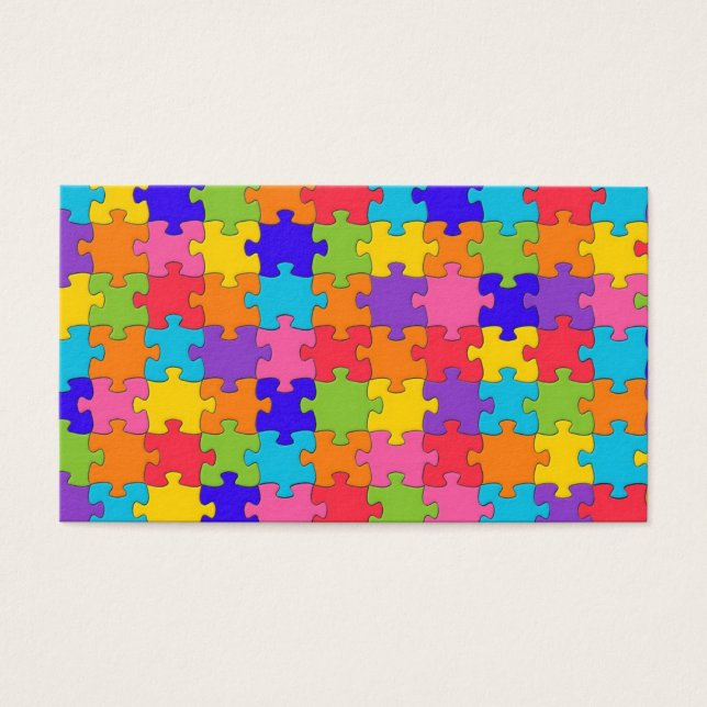 Cartes de sensibilisation sur l'autisme (Devant)