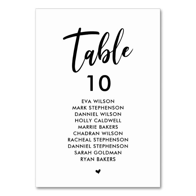 Cartes de siège pour le dîner de mariage parfait e (Par défaut)