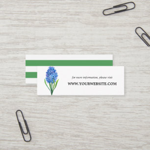 Cartes de site Web Hydrangea Blue Flower Mini