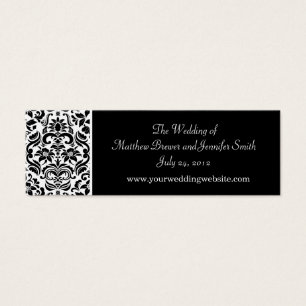 Cartes de site Web mariage Invitation Insertion