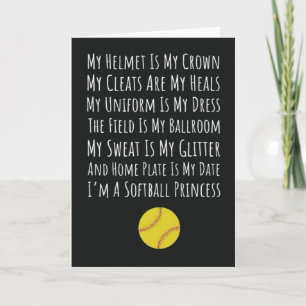 Cartes de Softball Sport Batteur Tendance Athlétiq