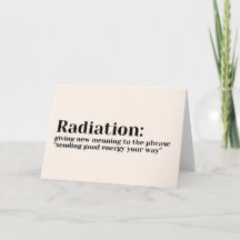 Cartes de soins - Nouveau sens Rayonnement