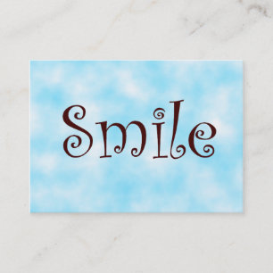 cartes de sourire-affaires