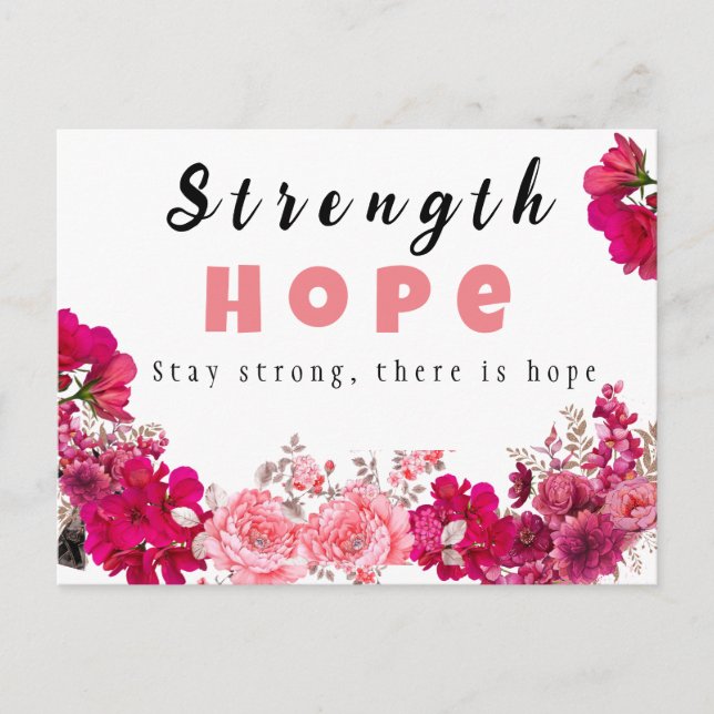 cartes de soutien contre le cancer pour ceux qui e (Devant)