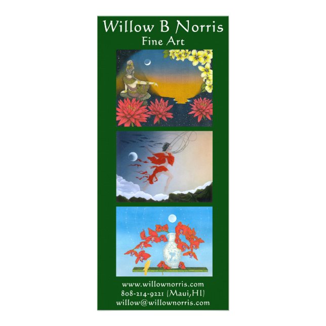 Cartes de support de saule (Devant)