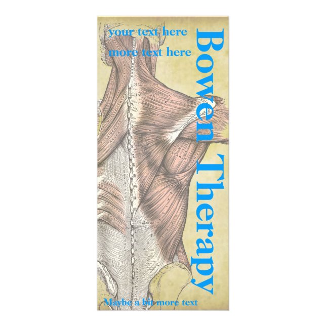 Cartes de support de thérapeute de massage (Devant)