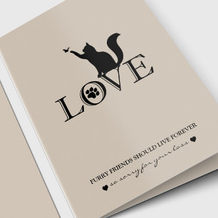 Cartes de Sympathie pour animaux   Furry Friends