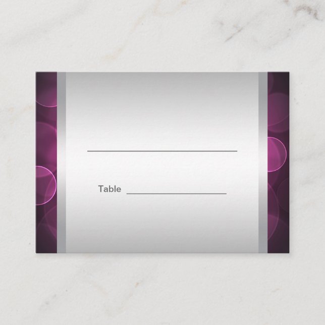 Cartes de table de réception de Bat Mitzvah rose c (Devant)