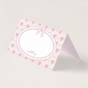 Cartes de table décoratives florales fantaisie vin