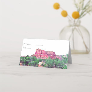 Cartes de table lieu Sedona Arizona