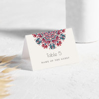 Cartes de table mandala florale lotus oiseaux cygn