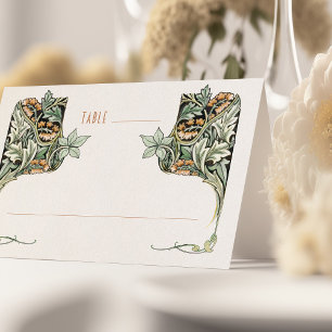 Cartes de table Mariages élégantes inspirées par M