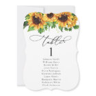 Cartes de tableau Mariage de tournesol