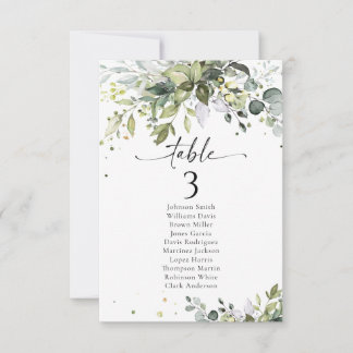 Cartes de tableau Mariage de verdure
