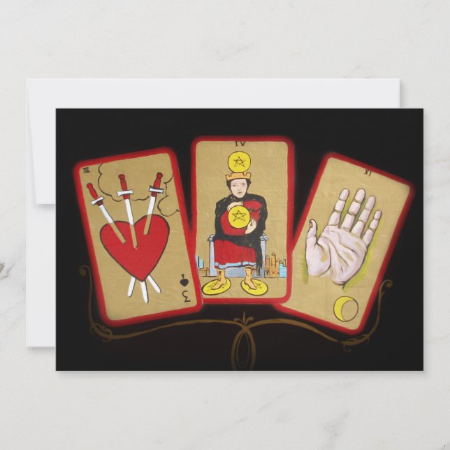 Cartes de Tarot Carte d'invitation (Devant)