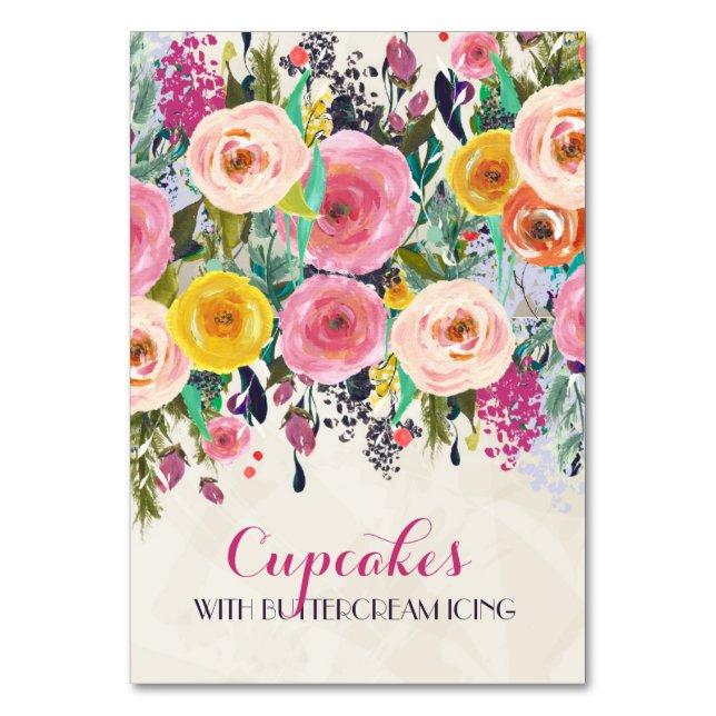 Cartes de tente Floral (Par défaut)