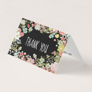 Cartes de tentes Mariages modernes en Merci Floral
