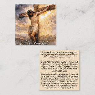 Cartes de tracts de salut chrétiens