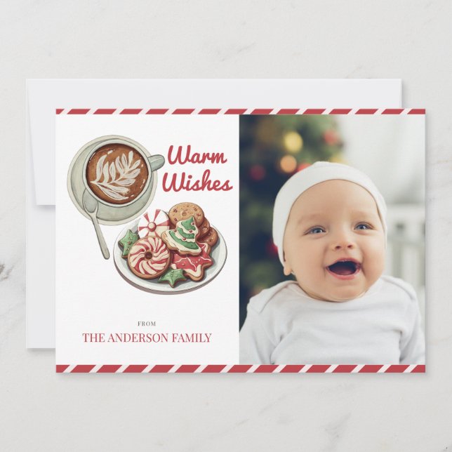 Cartes de vacances de Noël Rouge et Coca (Devant)