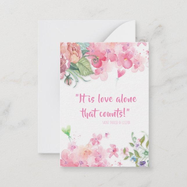 Cartes de valentines Saint-Thérèse (100 pk) (Devant)