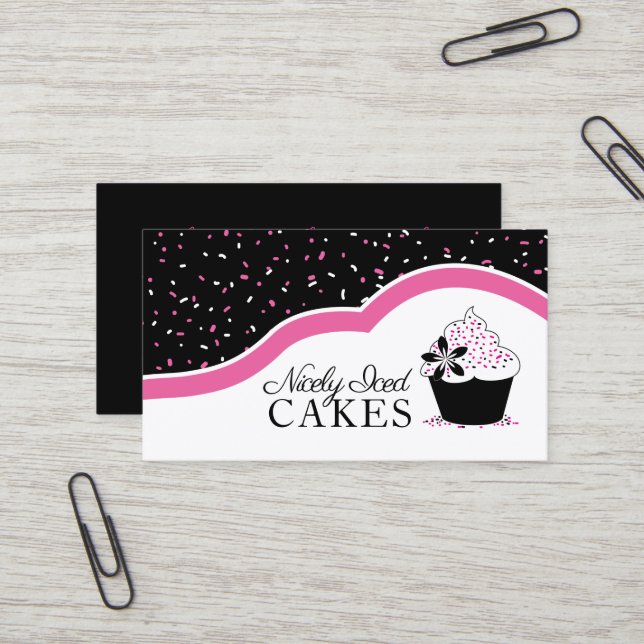 Cartes de visite à la maison de boulangerie (Devant/Arrière en situation)