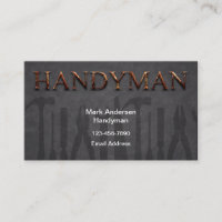Cartes de visite à thème Coolest Handyman