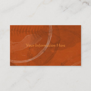 Cartes de visite Abstraits de fossiles rouillés