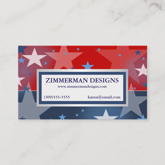 Cartes de visite americana (Devant)