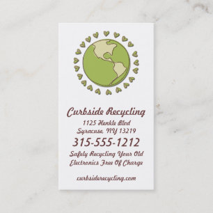 Cartes de visite amicaux de réutilisation