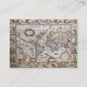 Cartes de visite antiques de coutume de carte du