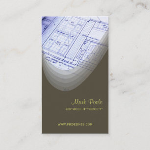 cartes de visite architectes et constructeurs mode