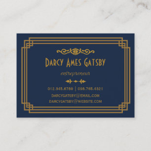 Cartes de visite Art déco