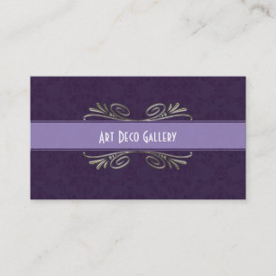 cartes de visite Art déco et damas