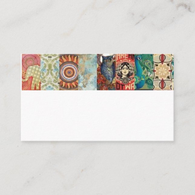 cartes de visite artsy (Devant)