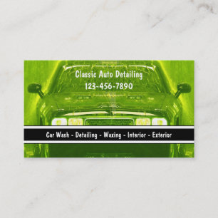 Cartes de visite automatiques de Detailng