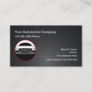 Cartes de visite automobiles