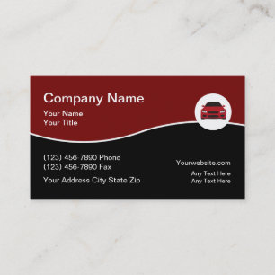 Cartes de visite automobiles