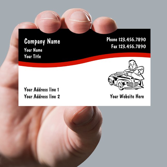 Cartes de visite automobiles (Créateur téléchargé)