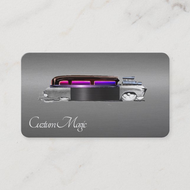 Cartes de visite automobiles classiques (Devant)
