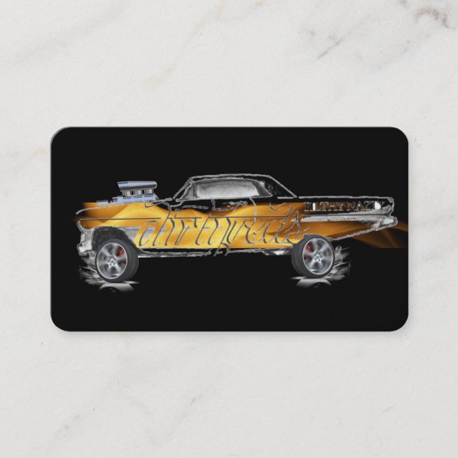Cartes de visite automobiles classiques (Devant)
