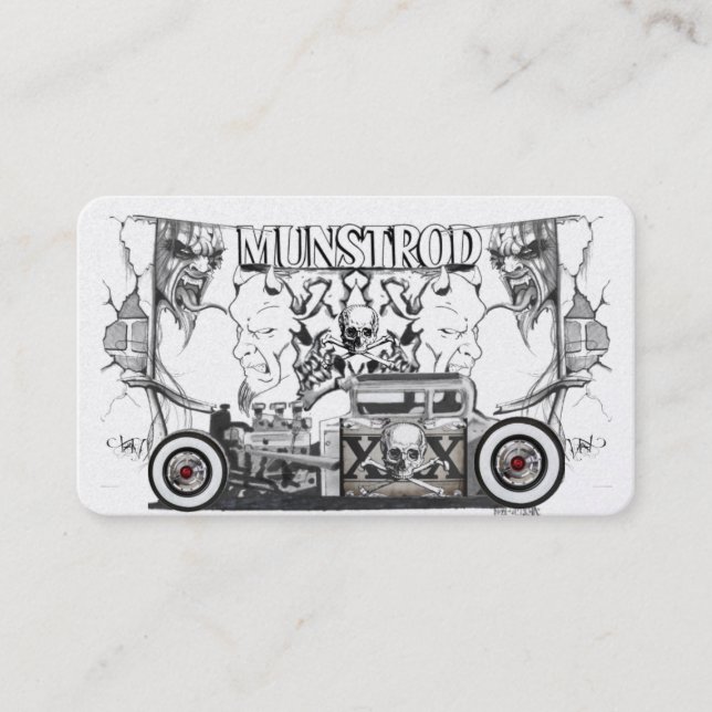 Cartes de visite automobiles classiques (Devant)