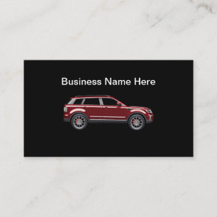 Cartes de visite automobiles Conception simple