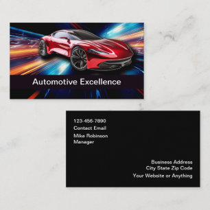 Cartes de visite automobiles les plus frais