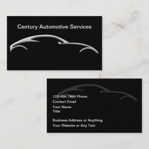 Cartes de visite automobiles modernes et cool nouv